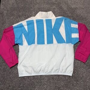 RARE Nike Track Jacket Men's Size L Starting 5 Basketball Zip Windbreaker Y2K